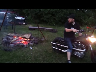 how to light a fire with a harley-davidson - piston sports magazine